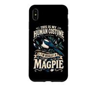 Carcasa para iPhone XS MAX Este es mi Disfraz Humano, Soy Realmente una urraca