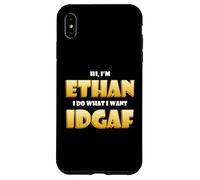 Carcasa para iPhone XS MAX Ethan Costume Idgaf Funny Meme Halloween Costume For Ethans