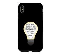Carcasa para iPhone XS MAX Everything Done in The Dark Luke 8 17 Diseño Inspirador