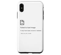 Carcasa para iPhone XS MAX Failed to Load Image - Programmer Funny PC Error Graphic
