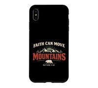 Carcasa para iPhone XS MAX Faith Can Move Mountains Retro Sunset Bible Verse Christian