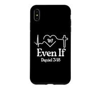 Carcasa para iPhone XS MAX Faith Hope Love Christian Even If Bible Verse Daniel 3:18