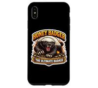 Carcasa para iPhone XS MAX Fan de Honey Badger: The Ultimate Badass, Genial y Amante de los Animales