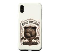 Carcasa para iPhone XS MAX Fantasía Fútbol Domingo Bootleggers Whisky Etiqueta Estilo