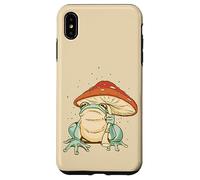 Carcasa para iPhone XS MAX Farmcore Frog and Mushroom Umbrella Aesthetic Cottagecore