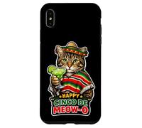 Carcasa para iPhone XS MAX Feliz Cinco De Meow O Funny Cat Meme Fiesta