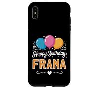 Carcasa para iPhone XS MAX Feliz cumpleaños Frana