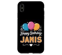 Carcasa para iPhone XS MAX Feliz cumpleaños Janis