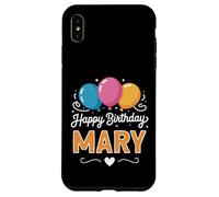 Carcasa para iPhone XS MAX Feliz cumpleaños Mary