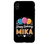 Carcasa para iPhone XS MAX Feliz cumpleaños Mika