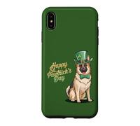 Carcasa para iPhone XS MAX Feliz Día de San Pawtrick Pastor Alemán Día de San Patricio