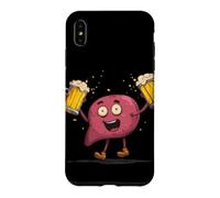 Carcasa para iPhone XS MAX Feliz día del hígado con Disfraz de Cerveza