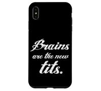 Carcasa para iPhone XS MAX Feminismo Brains Are The New Tits Divertido Regalo Feminista