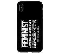 Carcasa para iPhone XS MAX Feminista Social Política Igualdad Económica Sexos Feminismo