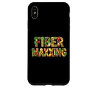 Carcasa para iPhone XS MAX Fiber Maxxing Healthy Food Fruit Veggie Funny Fiber Maxxing