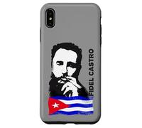 Carcasa para iPhone XS MAX Fidel Castro Cuba Revolution cigarro Demo Bandera