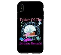 Carcasa para iPhone XS MAX Fiesta de Sirenas de Padre de cumpleaños para papá Negro