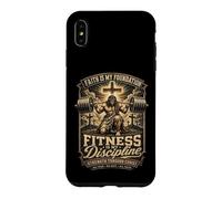 Carcasa para iPhone XS MAX Fitness Disciplina Oración Cristiana Gimnasio Entrenamiento Culturismo