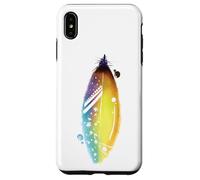 Carcasa para iPhone XS MAX Floral Feather For Spring and Summer Cute Surf Beach Graphic