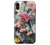 Carcasa para iPhone XS MAX Floral Flower Pattern Botanical Nature Garden Bloom Cute