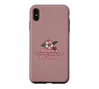 Carcasa para iPhone XS MAX Florece Donde estás Plantado Monarca Oruga