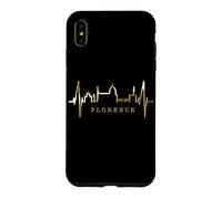 Carcasa para iPhone XS MAX Florencia Skyline Italia Latido del Corazón Amo Firenze