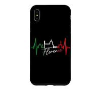 Carcasa para iPhone XS MAX Florencia Skyline Italia Latido del Corazón Amo Firenze