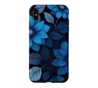 Carcasa para iPhone XS MAX Flores Azul Oscuro Midnight Floral