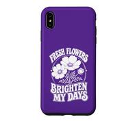 Carcasa para iPhone XS MAX Flores Frescas Iluminar Mis Días Jardín Floral