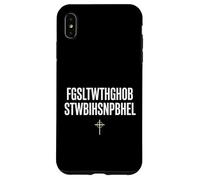 Carcasa para iPhone XS MAX For God So Loved The World FGSLTWTHGOB Faith Christian