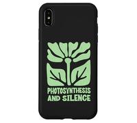 Carcasa para iPhone XS MAX Fotosíntesis Y Silencio Boho Floral Plantas Jardinería Nerd