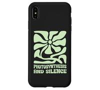 Carcasa para iPhone XS MAX Fotosíntesis Y Silencio Boho Floral Plantas Jardinería Nerd