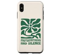 Carcasa para iPhone XS MAX Fotosíntesis Y Silencio Boho Floral Plantas Jardinería Nerd