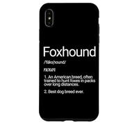 Carcasa para iPhone XS MAX Foxhound Raza de Perro Desfeminación Fox Hound Dogs