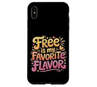 Carcasa para iPhone XS MAX Free Is My Favorite Flavor Budget Thrifty Broke -