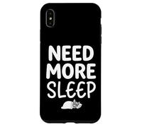 Carcasa para iPhone XS MAX French Bulldog Need More Sleep Frenchie Gifts