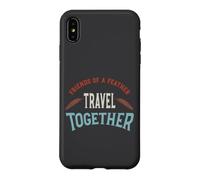 Carcasa para iPhone XS MAX Friendcation, Amigos de una Pluma, Viajar Juntos