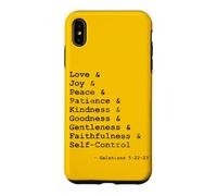 Carcasa para iPhone XS MAX Frutas del Espíritu Palabras