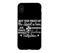 Carcasa para iPhone XS MAX Frutos del Espíritu: Amor, Alegría, Paz y Bondad