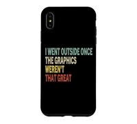 Carcasa para iPhone XS MAX FUI Fuera una Vez,Los gráficos no Eran Tan Grandes Vendimia