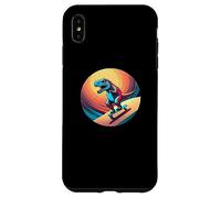Carcasa para iPhone XS MAX Fun Dinosaur Skateboarder Skater Design