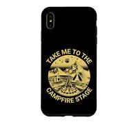 Carcasa para iPhone XS MAX Fun Folk Music Camping Trip Take Me To The Campfire Stage