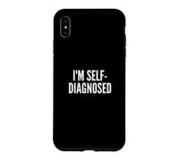 Carcasa para iPhone XS MAX Fun I'm Self-Diagnosed Therapy Joke