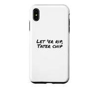 Carcasa para iPhone XS MAX Fun Let 'Er Rip Tater Chip Humor Design
