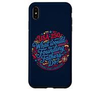 Carcasa para iPhone XS MAX Fundadores Revolución USA 250 Patriot