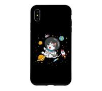 Carcasa para iPhone XS MAX Funny Astronaut Space Kids Boys Girls Alaskan Malamute Lover