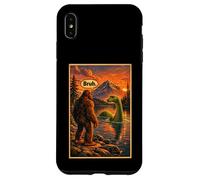 Carcasa para iPhone XS MAX Funny Bigfoot Sasquatch Bruh Loch Ness Monster Introvert