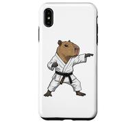 Carcasa para iPhone XS MAX Funny Capybara Doing Karate Samurai Ninja Capybara
