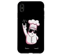 Carcasa para iPhone XS MAX Funny Chef Rockstar Cook Retro Style Rosa Diseño