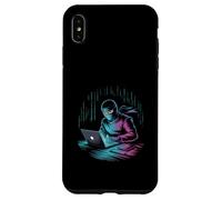 Carcasa para iPhone XS MAX Funny Code Ninja Hacker Programador Portátil